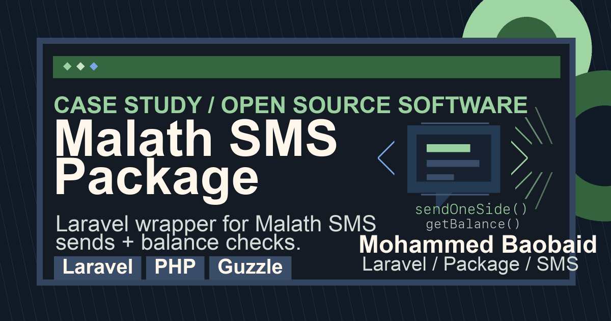 Malath SMS Package project preview