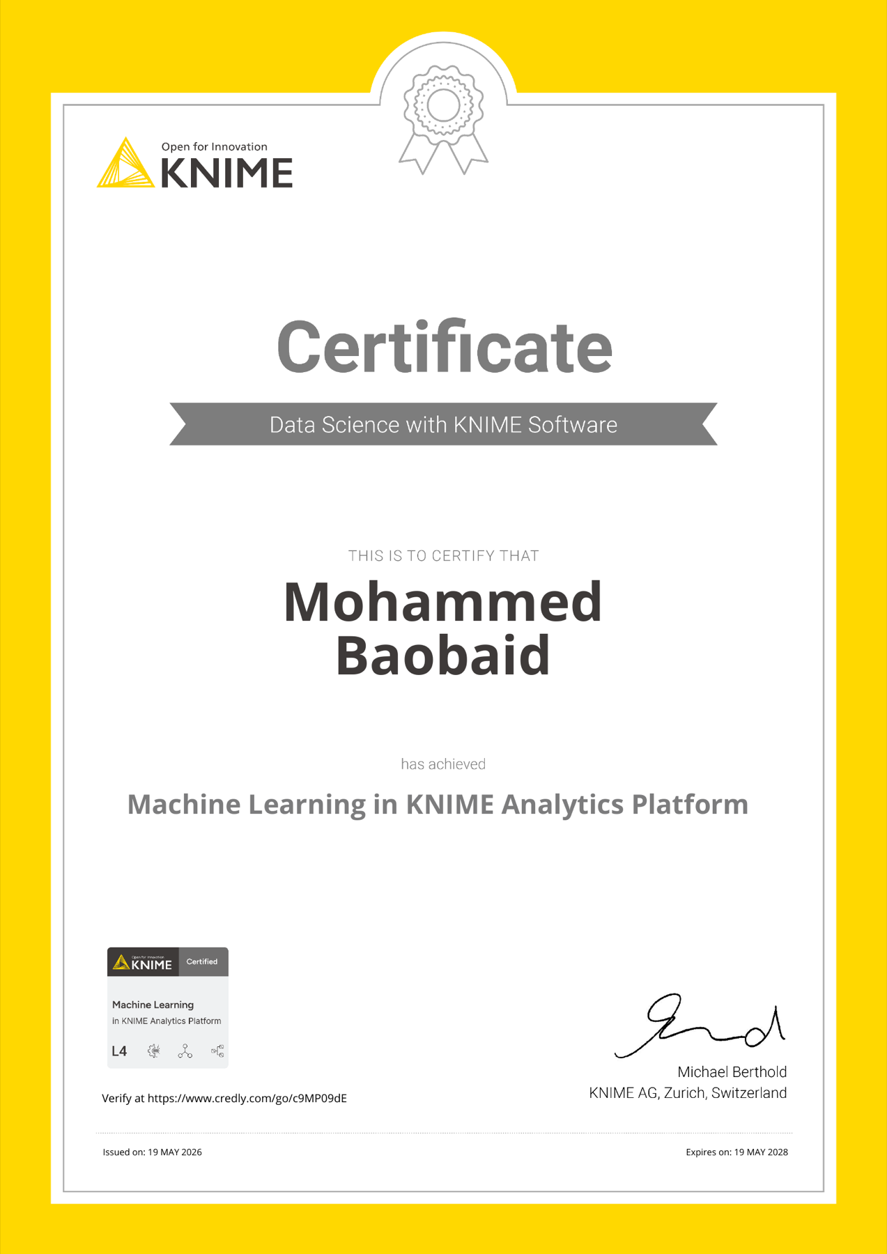 Machine Learning in KNIME Analytics Platform preview